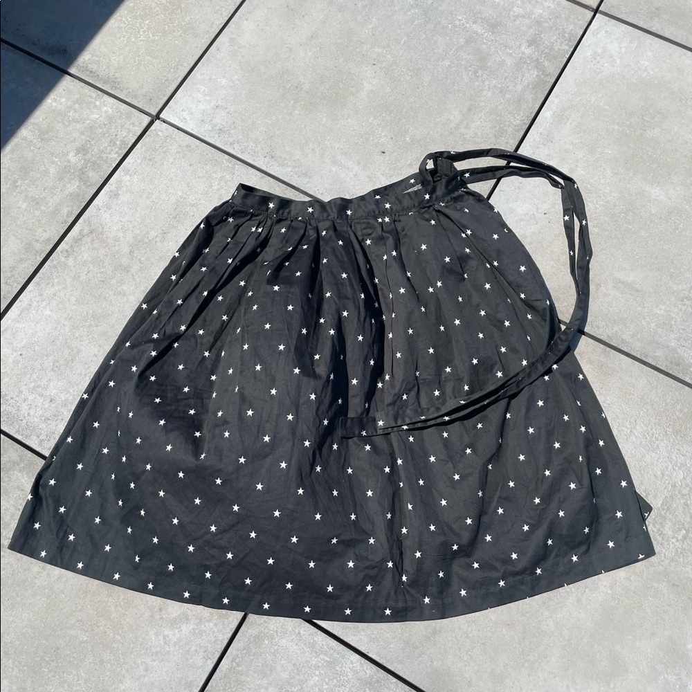 Comme Des Garcons Wrap Skirt Star Print